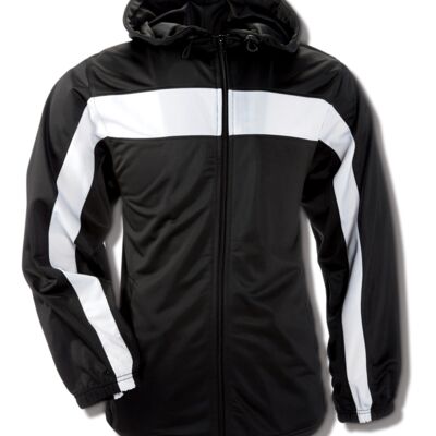 Adult Brushed Tricot Hooded Jacket Thumbnail